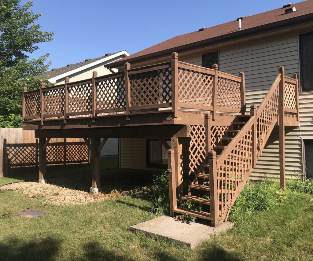 Deck Resurface Minneapolis Before